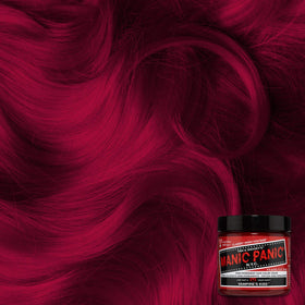 MANIC PANIC Vampire's Kiss hair dye on pre-lightened hair