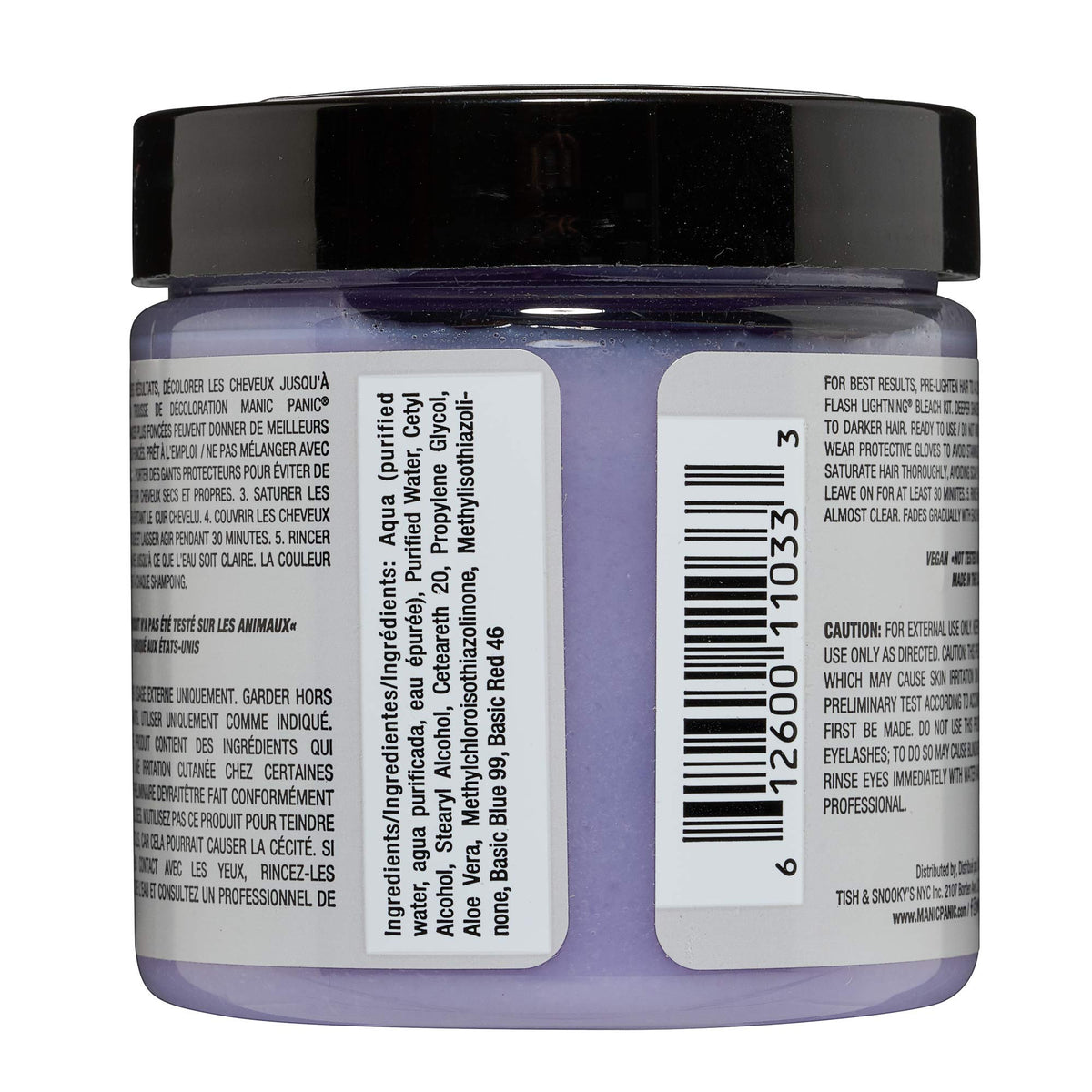 MANIC PANIC Virgin Snow Blonde Toner packaging side view