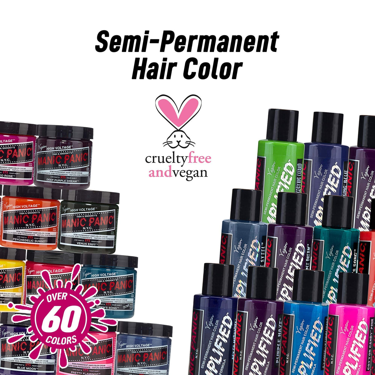 MANIC PANIC Virgin Snow hair dye ingredients list