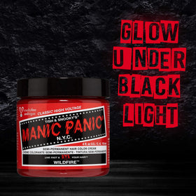 MANIC PANIC Wildfire Hair Dye mixed with other colours