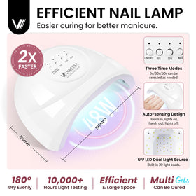 Manicure tool kit included in VANREESA gel nail polish set
