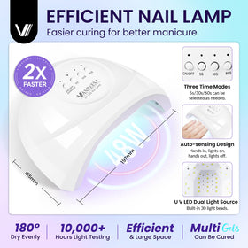 Manicure tools included in VANREESA gel nail kit