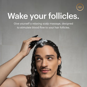 MANSCAPED Scalp Buffer silicone bristles detail