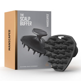 MANSCAPED Scalp Buffer silicone head scrubber front view