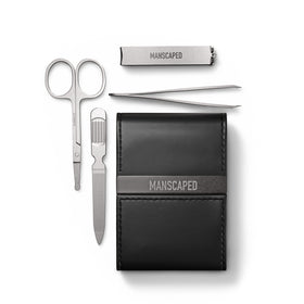 MANSCAPED Shears 2.0 Nail Kit front view with tools displayed