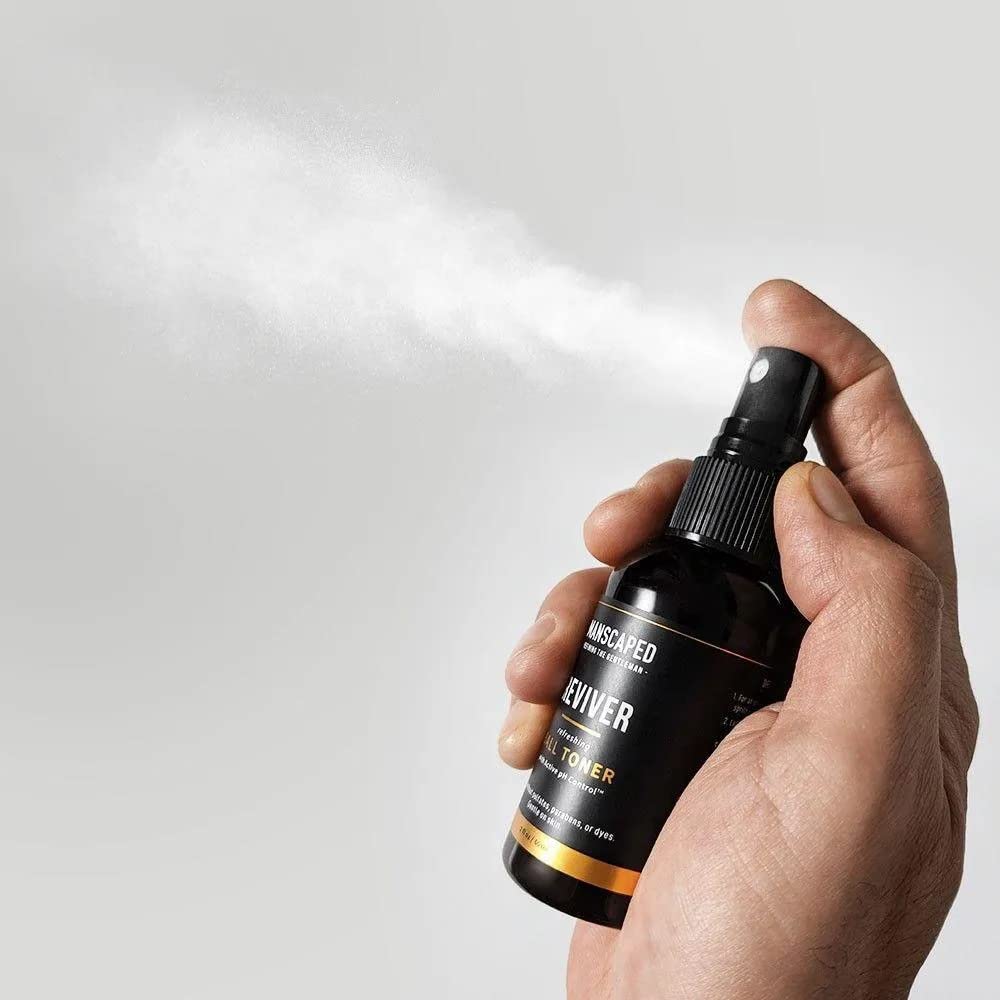 MANSCAPED The Crop Reviver 2oz body toner spray with aloe vera