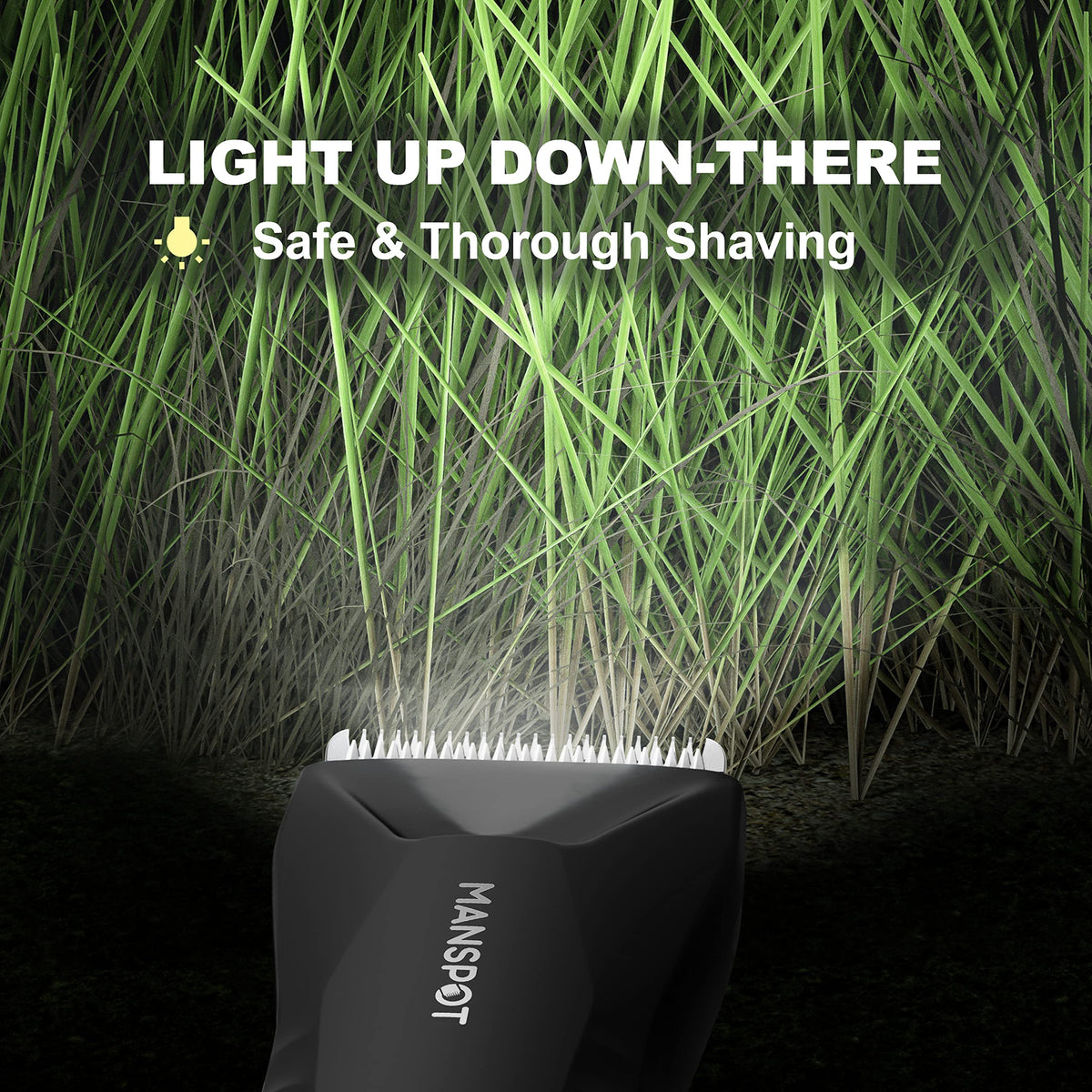 MANSPOT Manscape Trimmer with USB charging dock