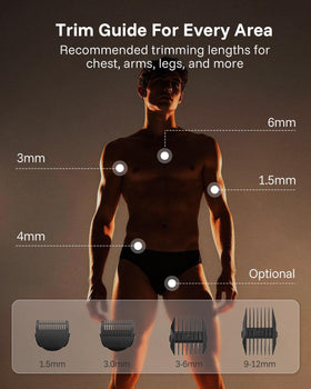 MANSPOT trimmer in a bathroom setting