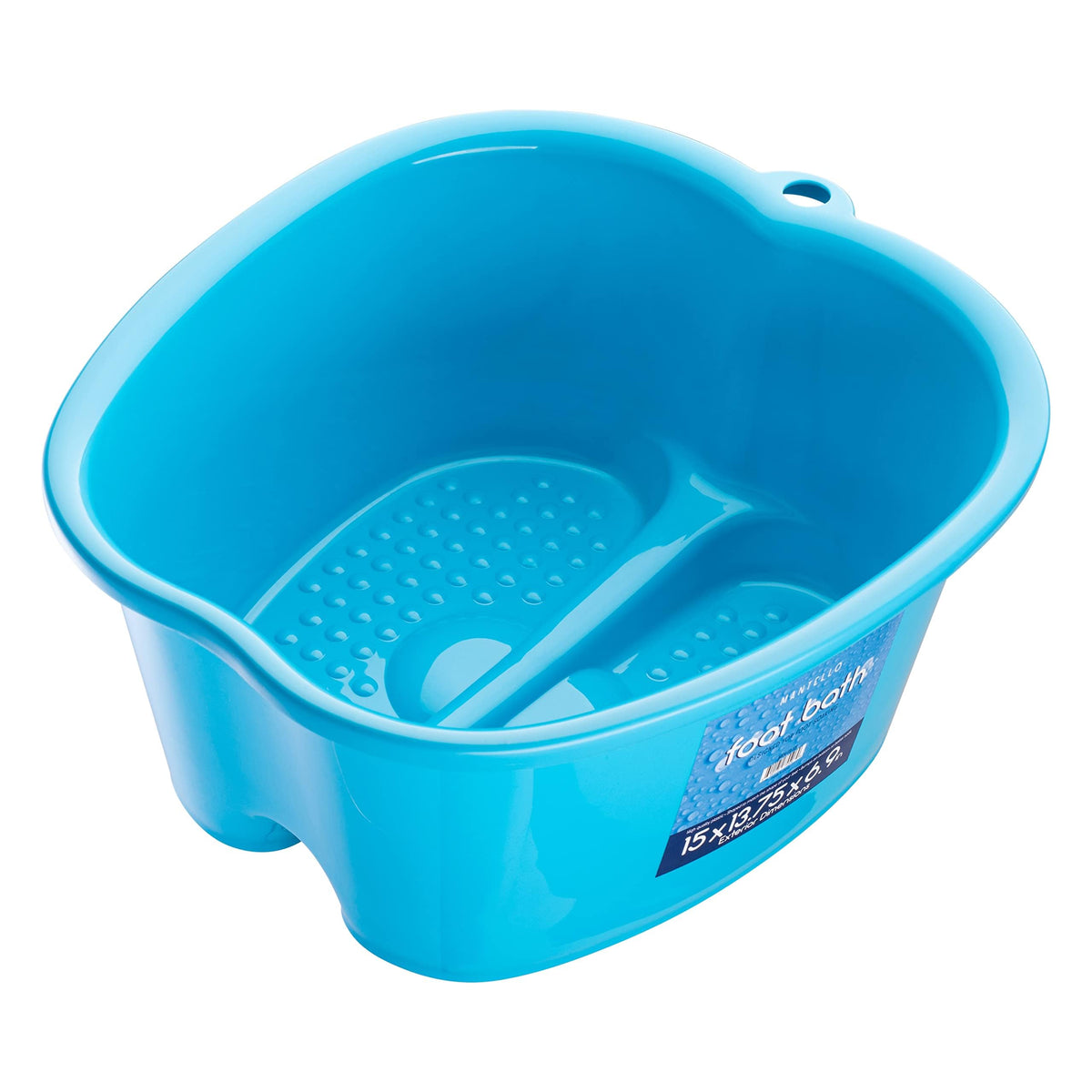 Mantello Extra Large Foot Bath blue model front view