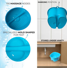 Mantello Foot Bath showing high walls and durable design