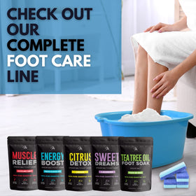 Mantello Foot Soaking Tub with Epsom salts and essential oils