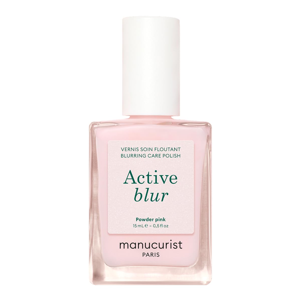 Manucurist Active Blur Powder Pink Nail Polish front view