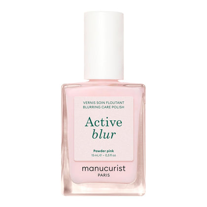 Manucurist Active Blur Powder Pink Nail Polish front view