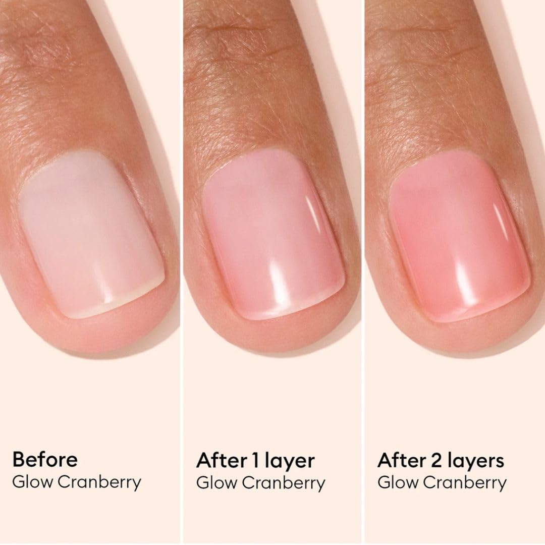 Manucurist Active Glow Cranberry Nail Concealer in lifestyle setting