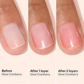 Manucurist Active Glow Cranberry Nail Concealer in lifestyle setting