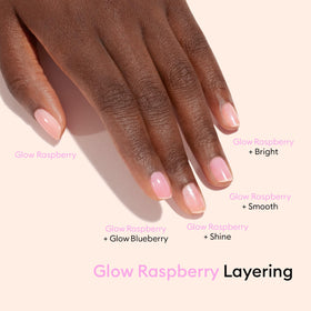 Manucurist Active Glow Raspberry Nail Concealer in a beauty setup