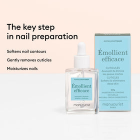 Manucurist Cuticle Remover Gel application on cuticles
