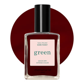Manucurist Dark Pansy Burgundy Nail Polish bottle front view