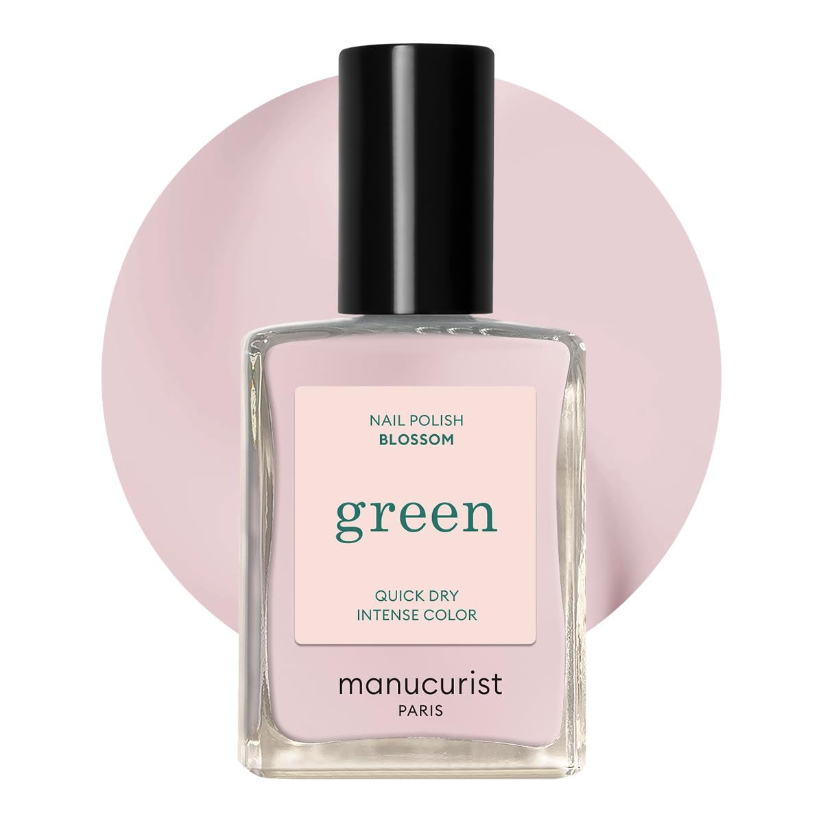 Manucurist Green Blossom Light Pink Nail Polish front view