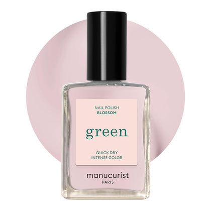 Manucurist Green Blossom Light Pink Nail Polish front view