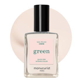 Manucurist Green Crème Off-White Nail Polish front view