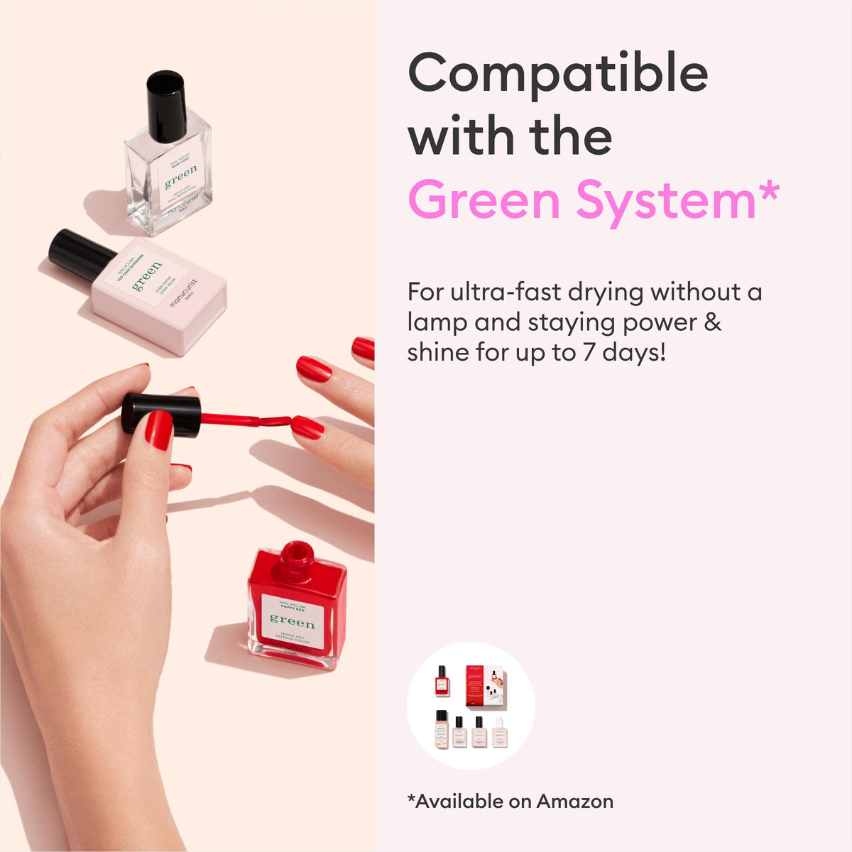 Manucurist Green Hollyhock Nail Polish packaging
