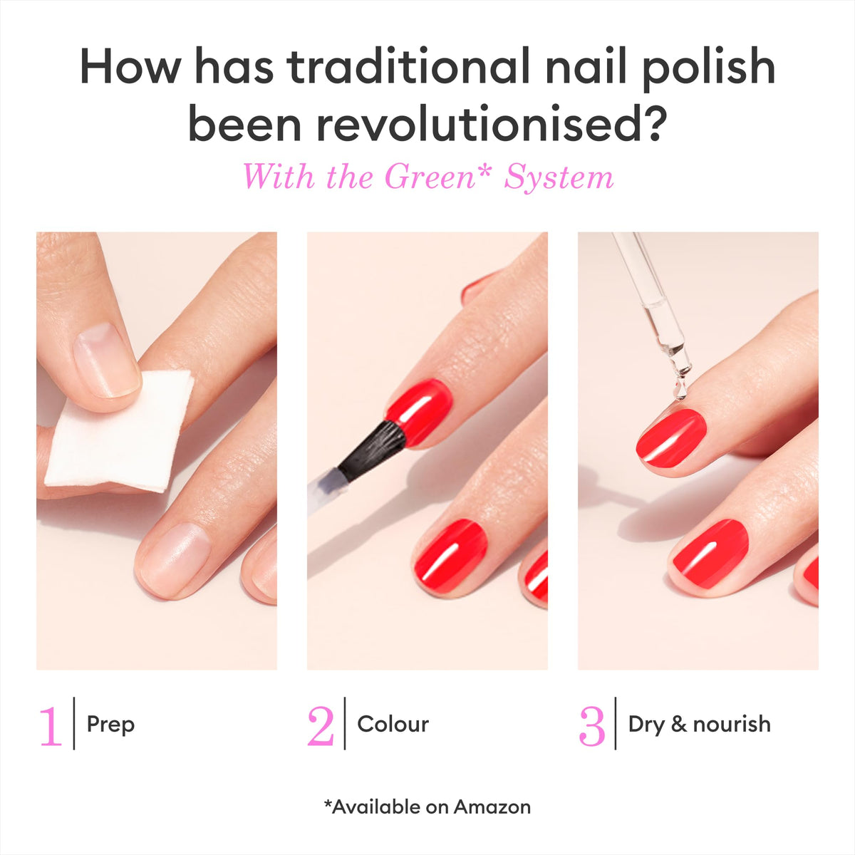 Manucurist Green Pomegranate Raspberry Red Nail Polish packaging