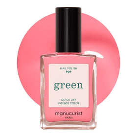 Manucurist Green Pop Electric Pink Nail Polish front view