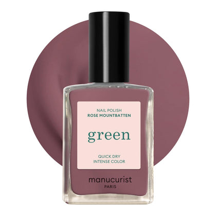 Manucurist Green Rose Mountbatten Taupe Pink Nail Polish front view