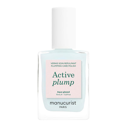 Manucurist Nail Polish Active Plump Aqua Glazed 15ml front view