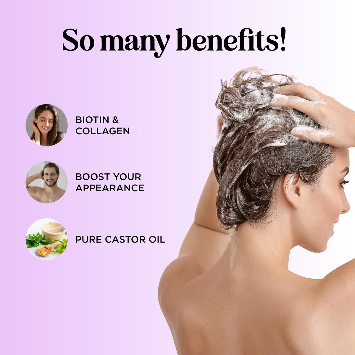 Maple Holistics Advanced Biotin Shampoo bottle with natural ingredients
