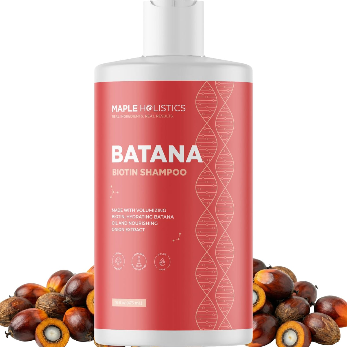 Maple Holistics Biotin & Batana Oil Shampoo front view