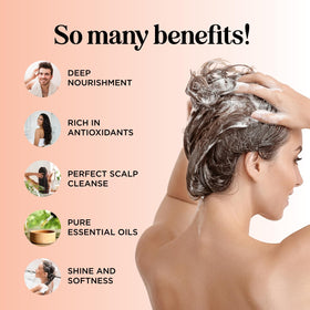 Maple Holistics Biotin & Batana Oil Shampoo side view