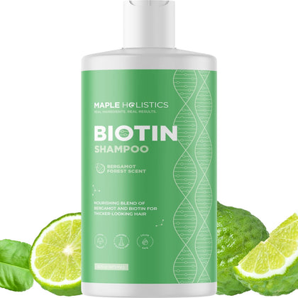 Maple Holistics Biotin Shampoo 16 Fl Oz front view