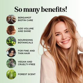Maple Holistics Biotin Shampoo label close-up