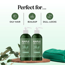 Maple Holistics Clarifying Shampoo 2 Pack side view