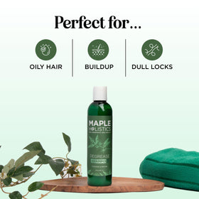 Maple Holistics Clarifying Shampoo 8 Oz back view
