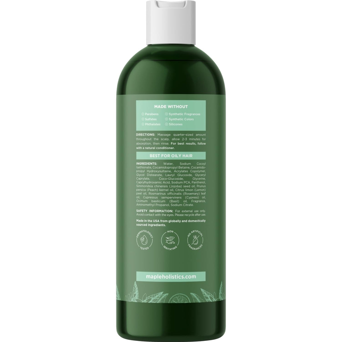 Maple Holistics Clarifying Shampoo 8 Oz lifestyle scene