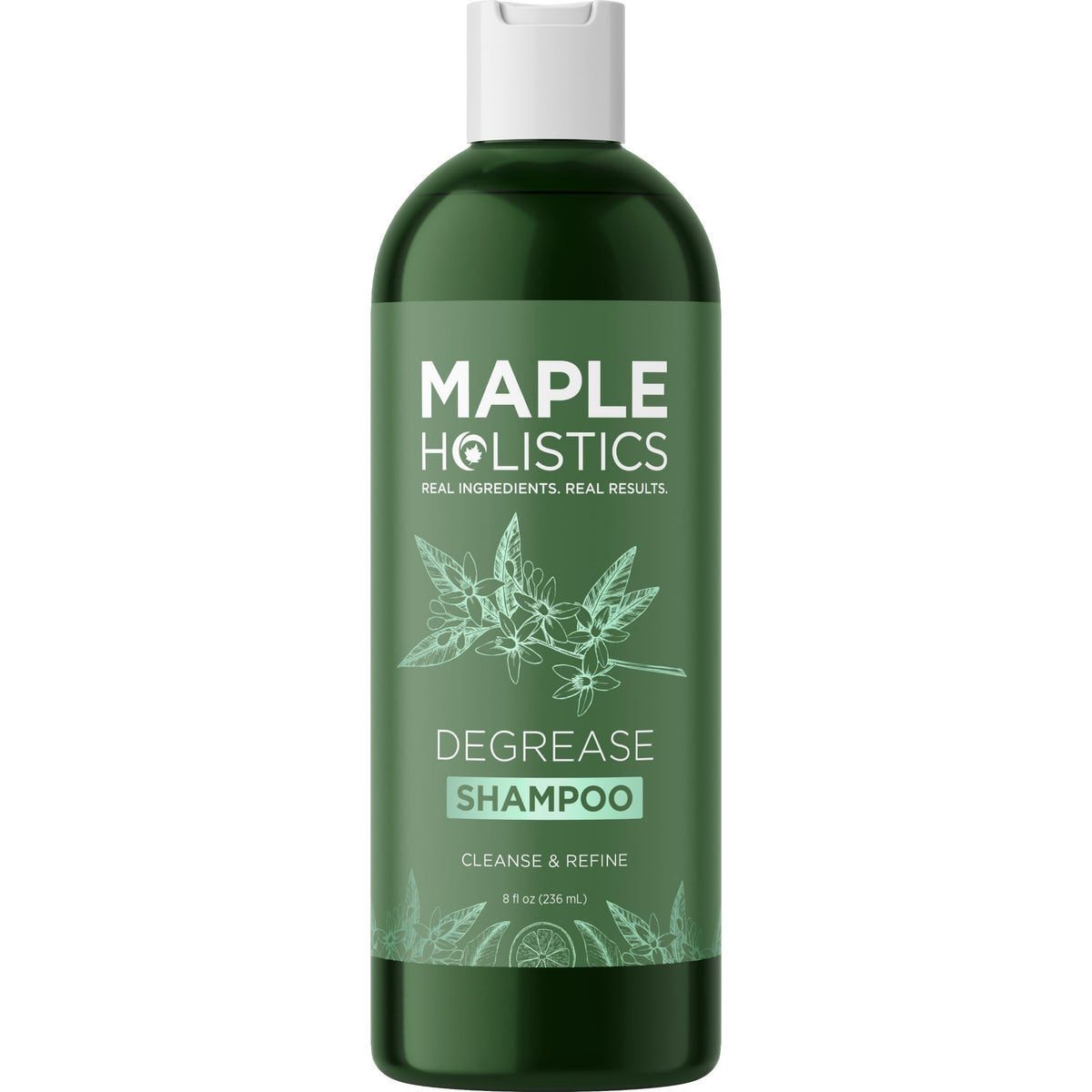 Maple Holistics Clarifying Shampoo 8 Oz opened bottle