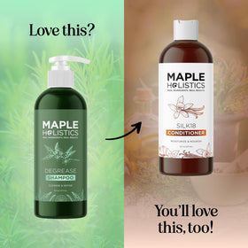 Maple Holistics Clarifying Shampoo back label