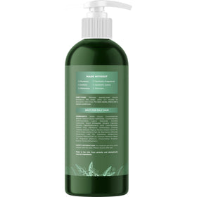 Maple Holistics Clarifying Shampoo in a bathroom setting