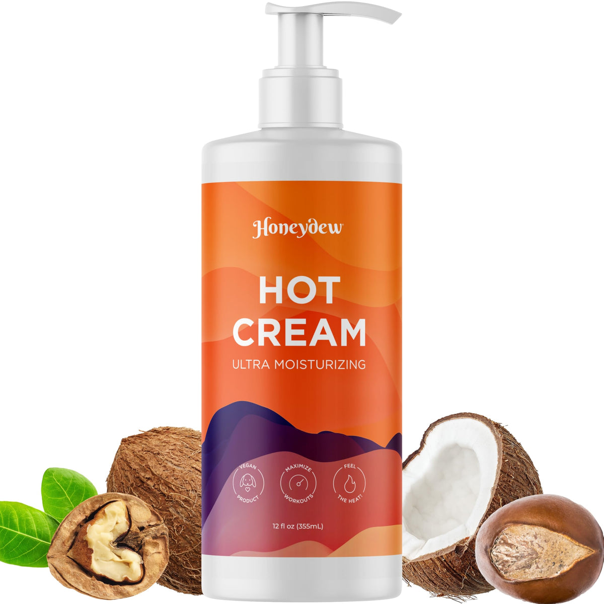 Maple Holistics Hot Cream Sweat support 12 Fl Oz front view