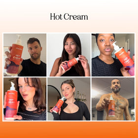 Maple Holistics Hot Cream Sweat support 12 Fl Oz texture close-up