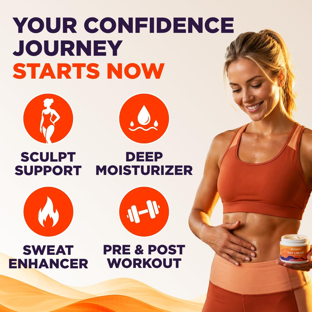 Maple Holistics Hot Firming Lotion texture close-up