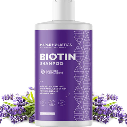 Maple Holistics Lavender Biotin Shampoo 16 Fl Oz front view