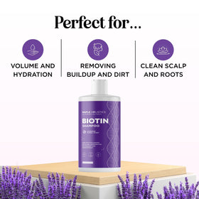 Maple Holistics Lavender Biotin Shampoo texture close-up