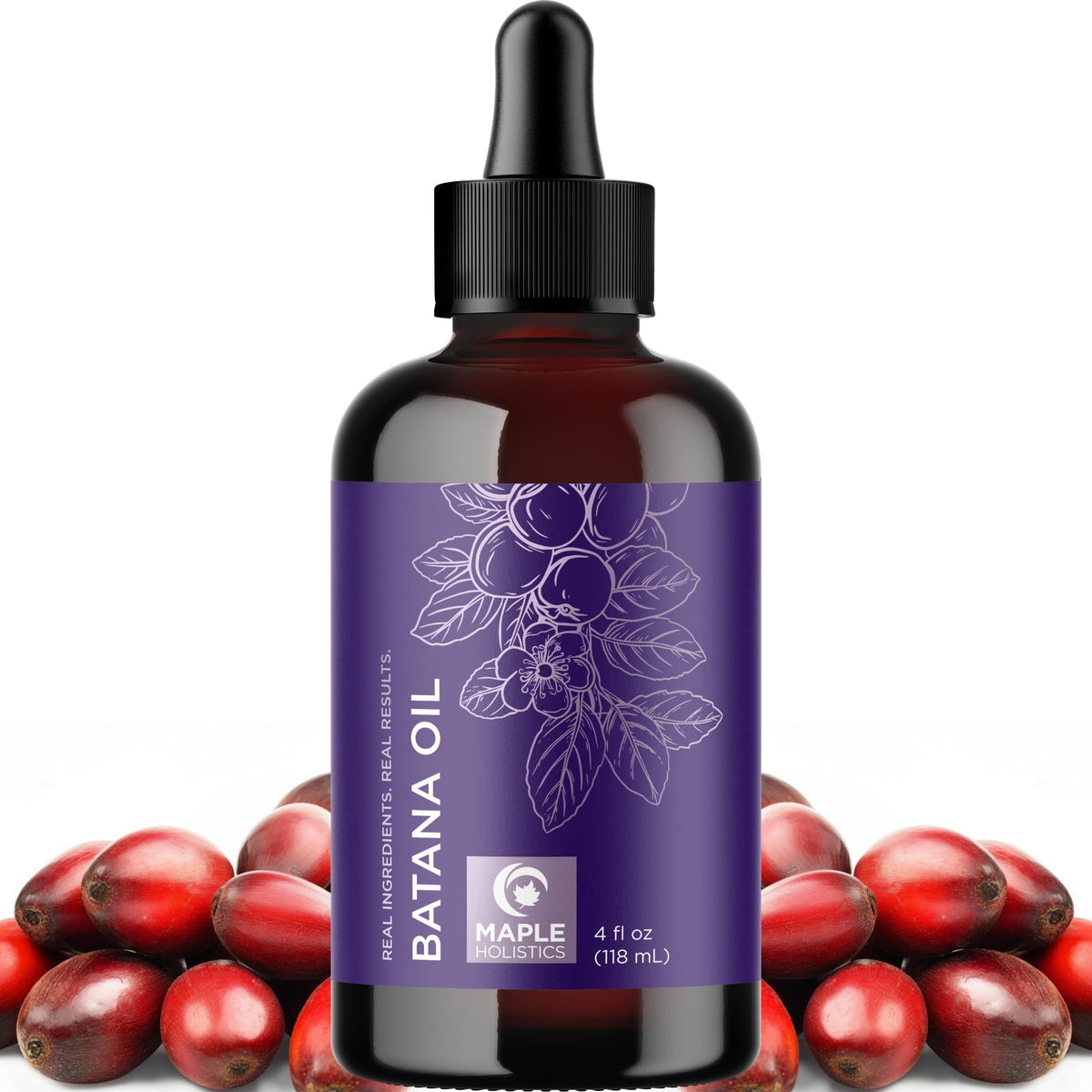 Maple Holistics Pure Batana Oil 4 Fl Oz front view