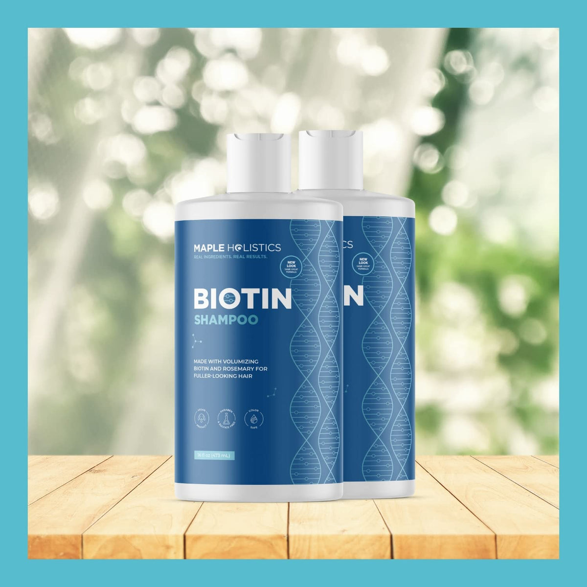 Maple Holistics Rosemary and Biotin Shampoo packaging details
