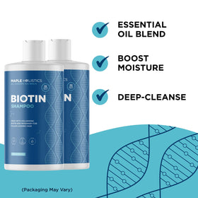 Maple Holistics Rosemary and Biotin Shampoo with coconut oil and rosemary