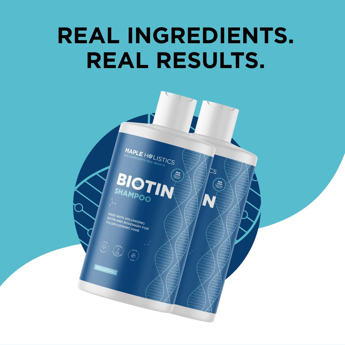 Maple Holistics Rosemary and Biotin Shampoo with natural ingredients